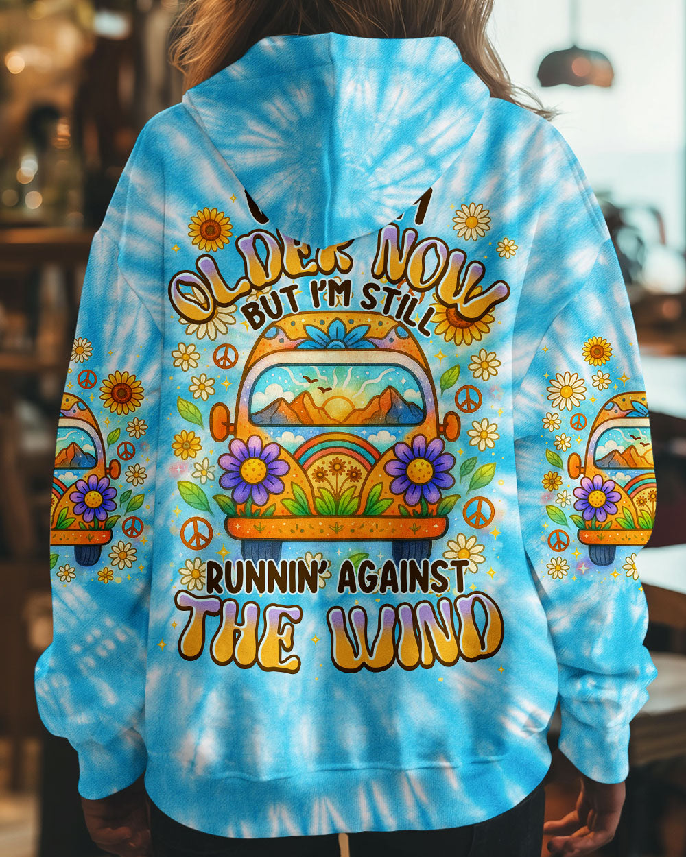 RUNNING AGAINST THE WIND CAR TIE DYE ALL OVER PRINT - TYPQ1406251