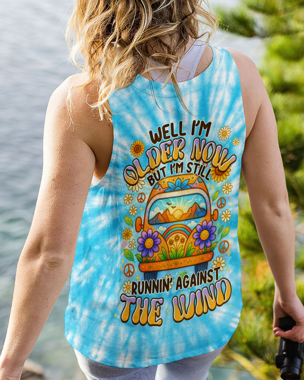 RUNNING AGAINST THE WIND CAR TIE DYE ALL OVER PRINT - TYPQ1406251
