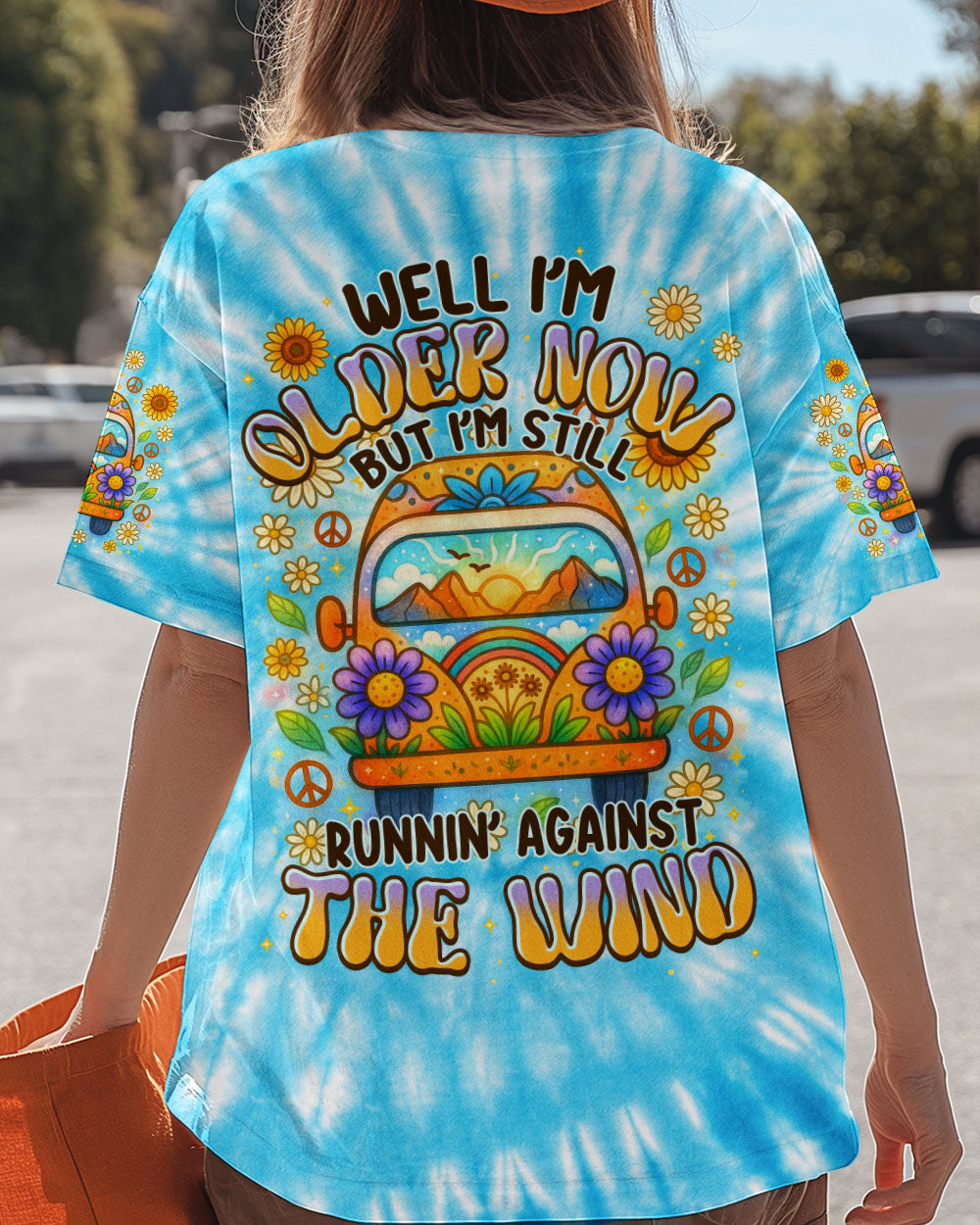 RUNNING AGAINST THE WIND CAR TIE DYE ALL OVER PRINT - TYPQ1406251