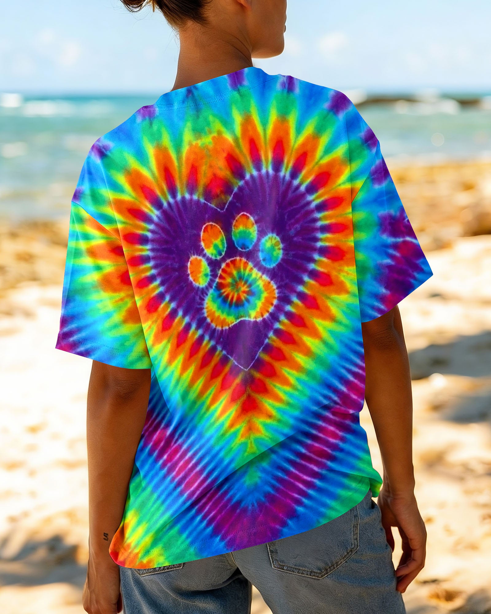 COSMIC PAW HEART ALL OVER PRINT - TYPQ1603262