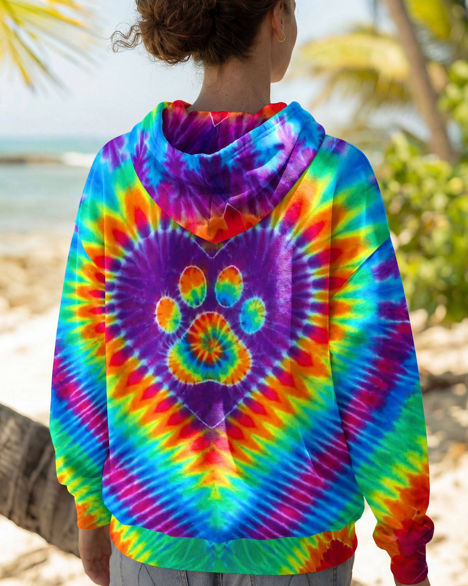 COSMIC PAW HEART ALL OVER PRINT - TYPQ1603262