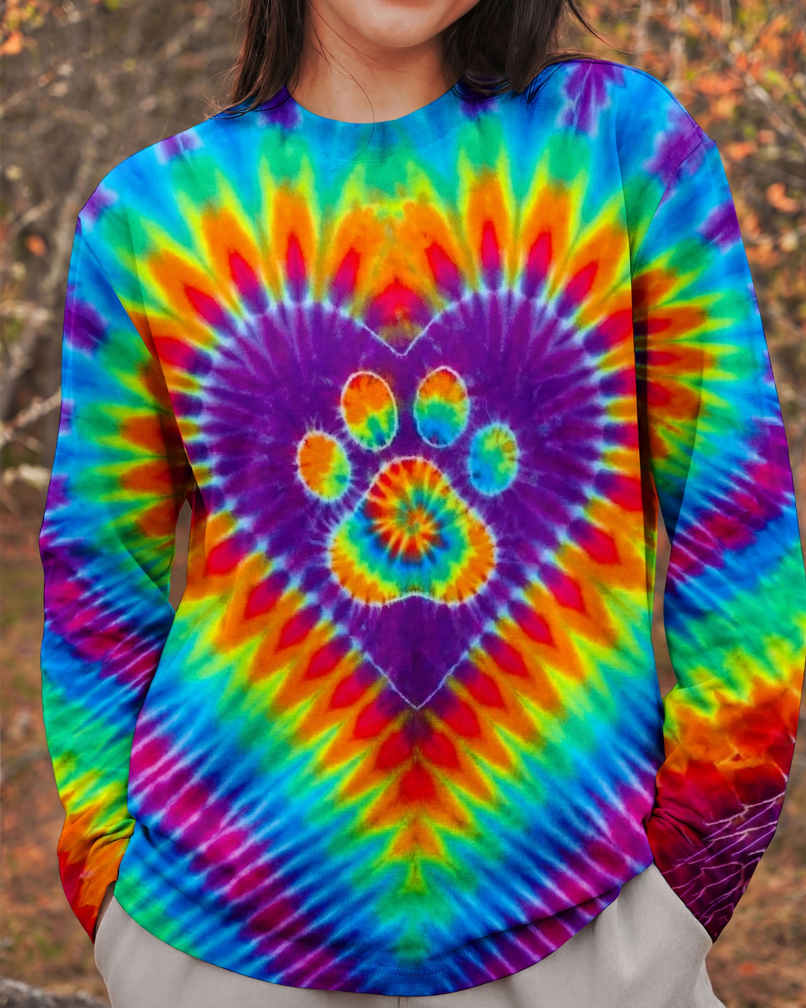 COSMIC PAW HEART ALL OVER PRINT - TYPQ1603262