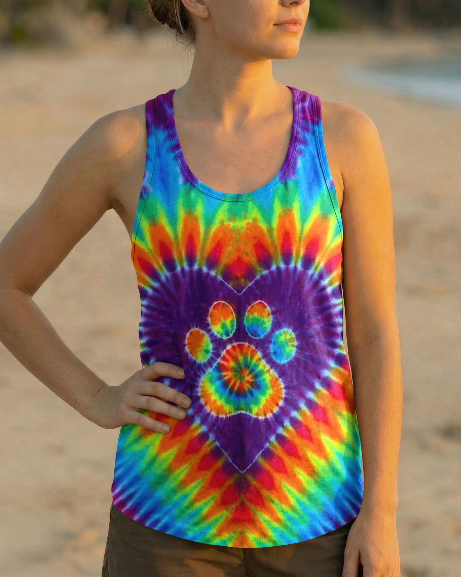 COSMIC PAW HEART ALL OVER PRINT - TYPQ1603262