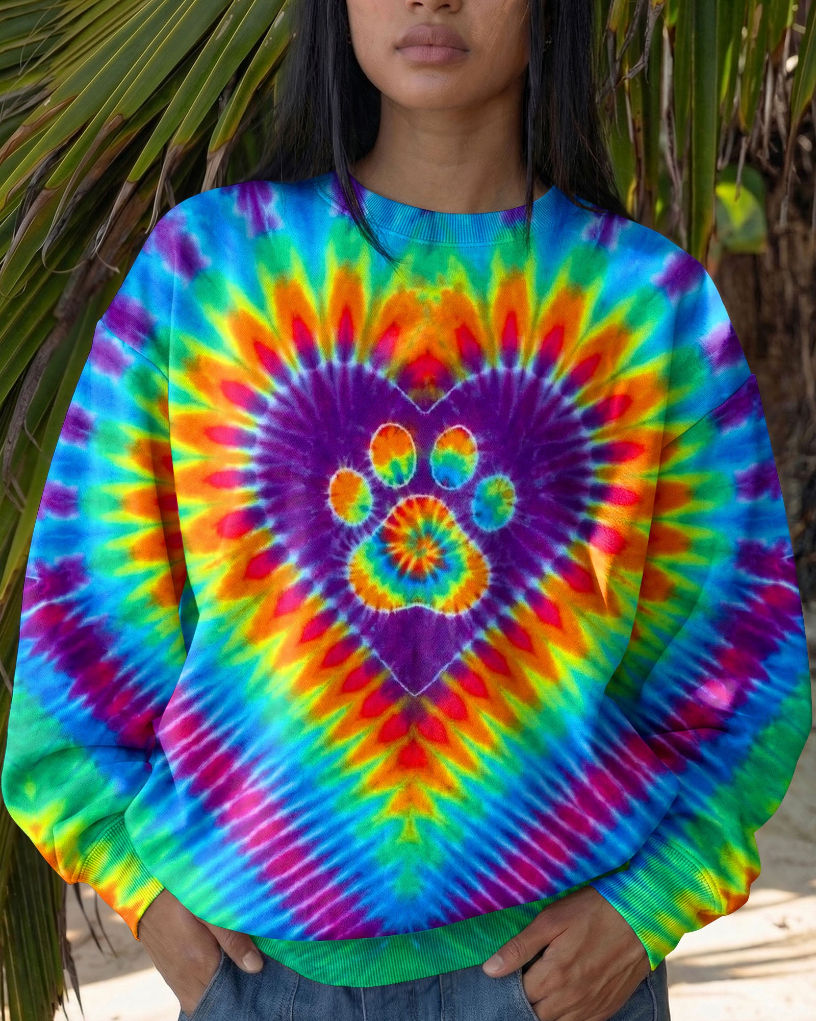 COSMIC PAW HEART ALL OVER PRINT - TYPQ1603262