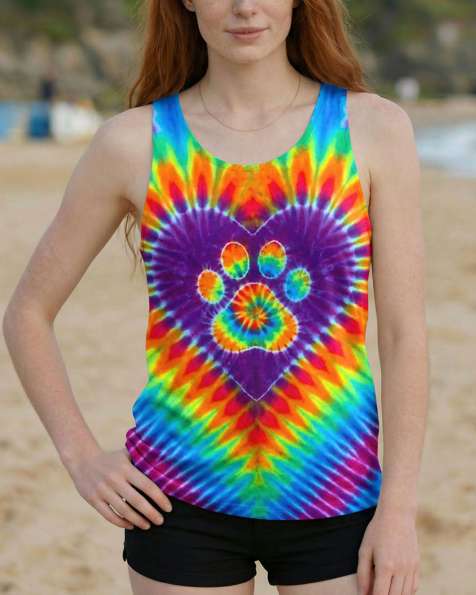 COSMIC PAW HEART ALL OVER PRINT - TYPQ1603262