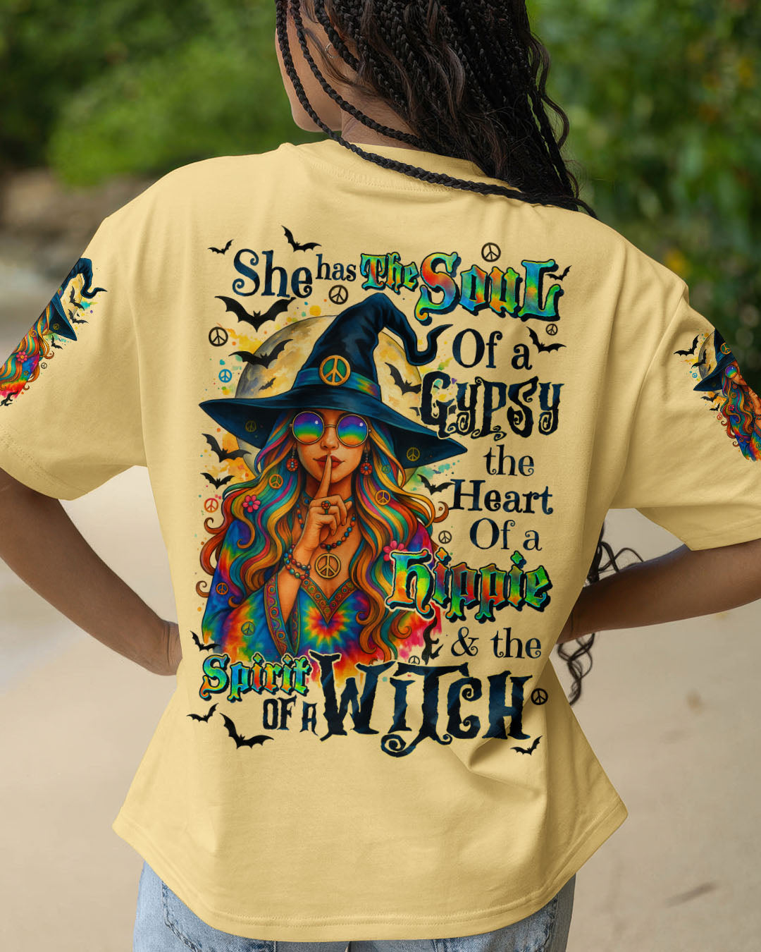 SPIRIT OF A WITCH HALLOWEEN HIPPIE ALL OVER PRINT - TYPQ1706252