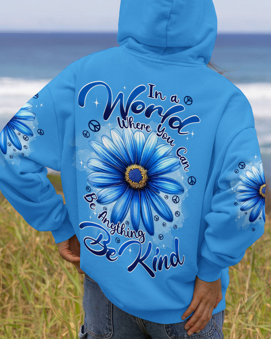 IN A WORLD WHERE YOU CAN BE ANYTHING BE KIND FLOWER ALL OVER PRINT - TYPQ1710251