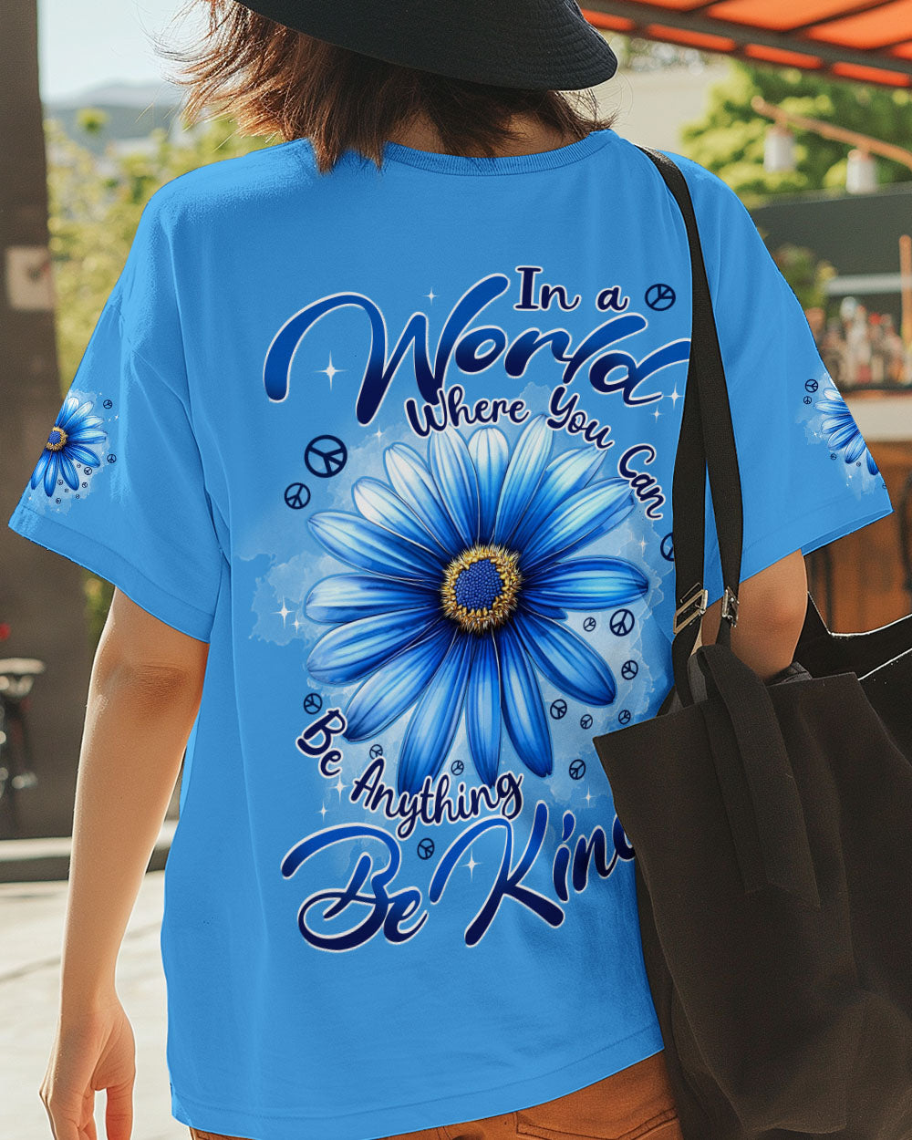 IN A WORLD WHERE YOU CAN BE ANYTHING BE KIND FLOWER ALL OVER PRINT - TYPQ1710251