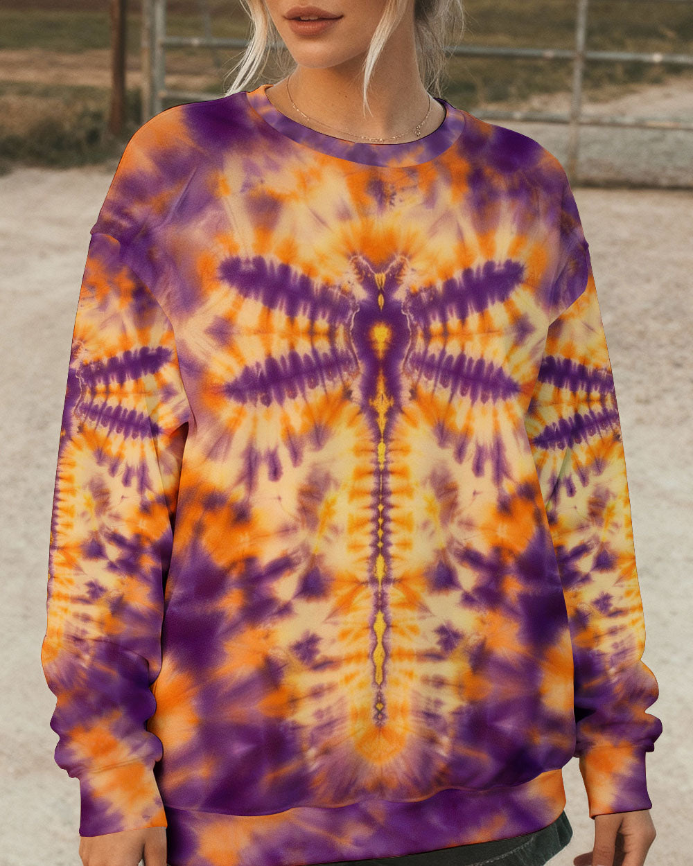 DRAGONFLY TIE DYE COLORFUL ALL OVER PRINT - TYPQ1712251