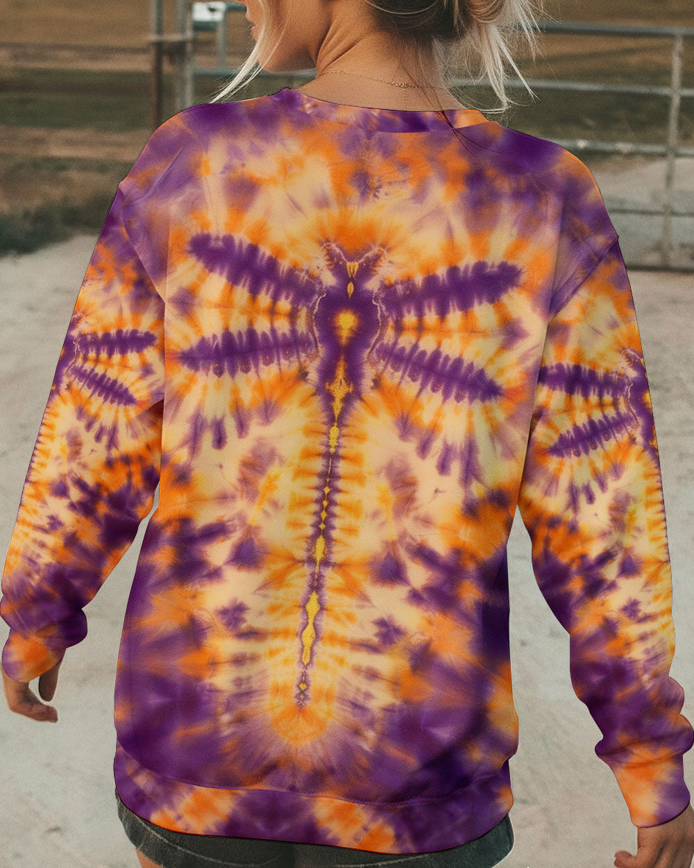 DRAGONFLY TIE DYE COLORFUL ALL OVER PRINT - TYPQ1712251