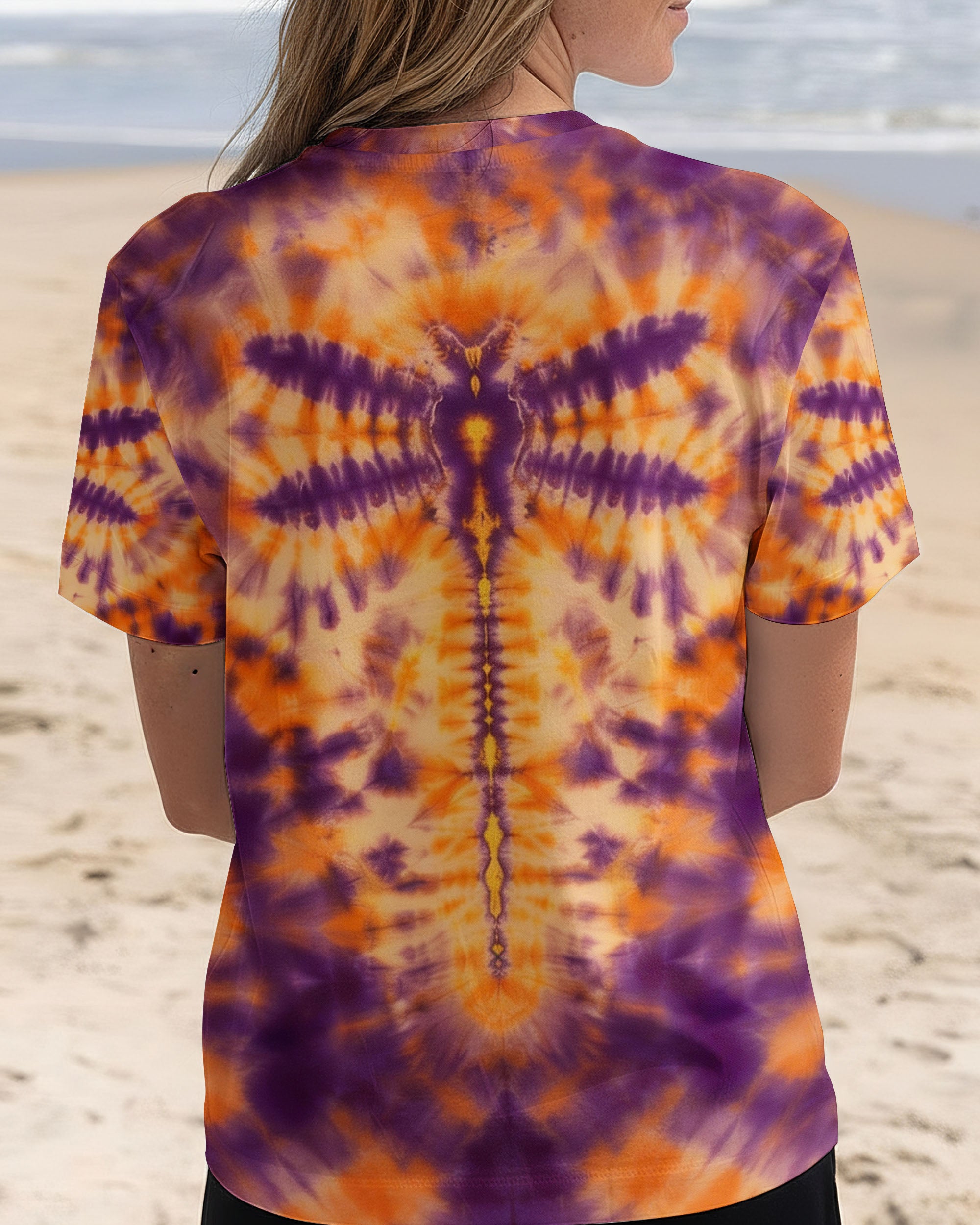 DRAGONFLY TIE DYE COLORFUL ALL OVER PRINT - TYPQ1712251