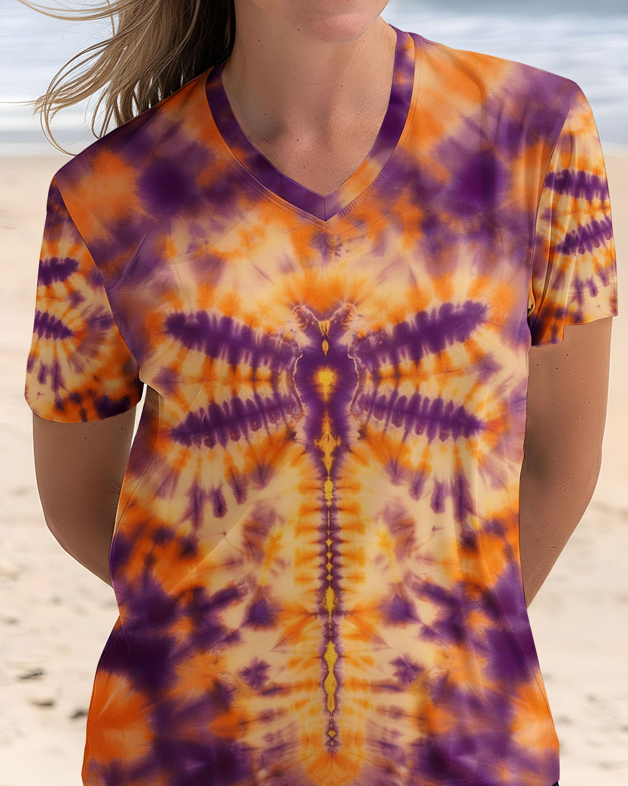 DRAGONFLY TIE DYE COLORFUL ALL OVER PRINT - TYPQ1712251