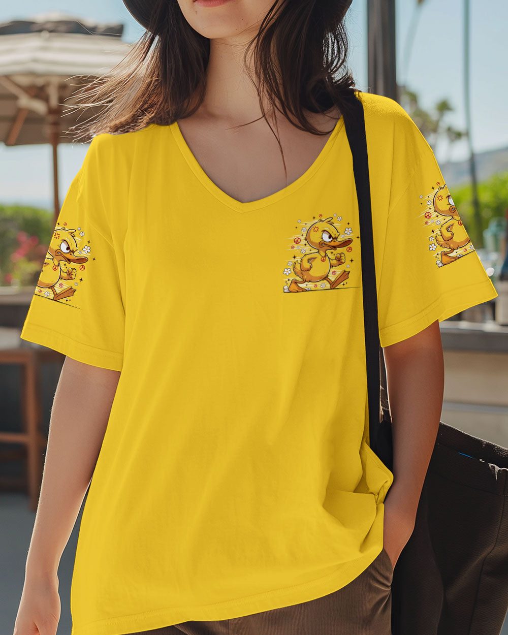 SORRY I'M CRANKY DUCK ALL OVER PRINT - TYPQ1809252