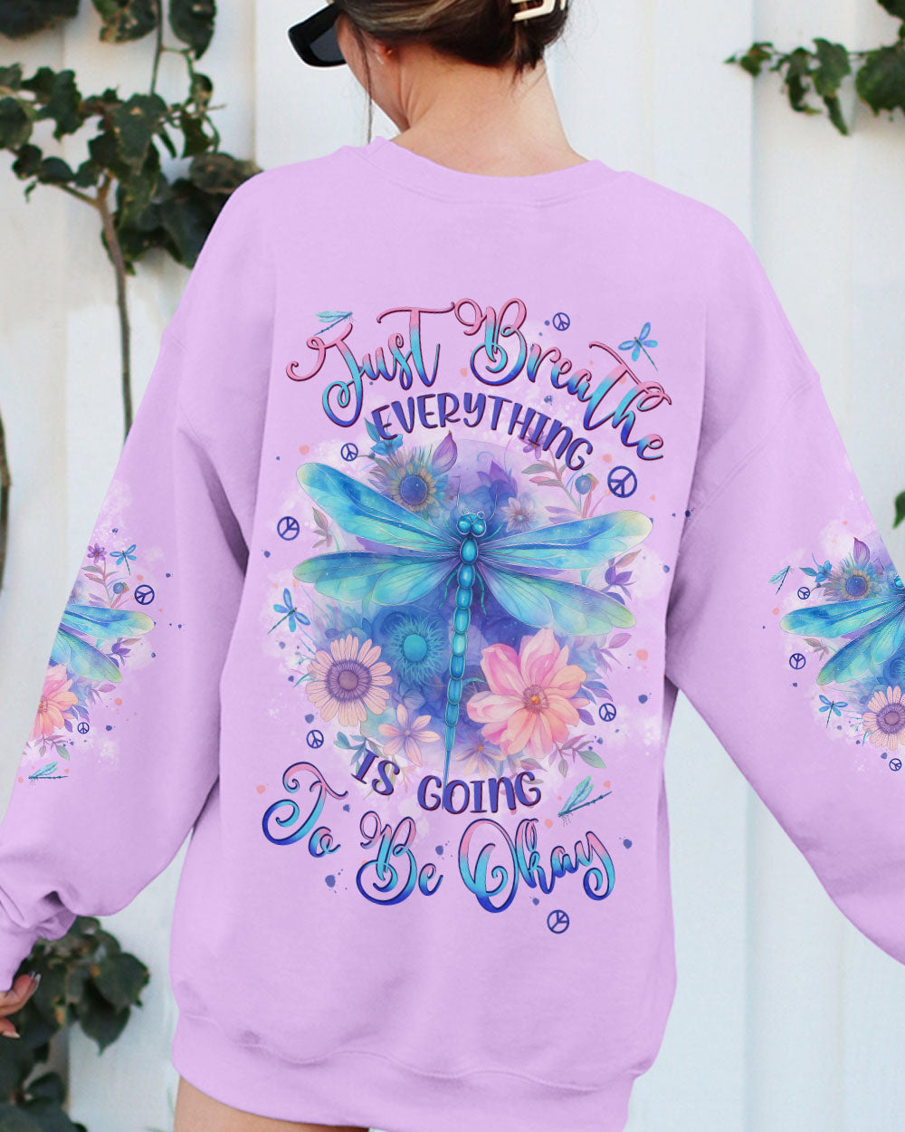 JUST BREATHE DRAGONFLY ALL OVER PRINT - TYPQ1906252