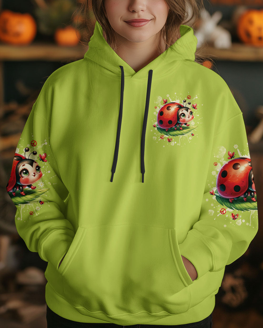 BUTTERFLY KISSES LADYBUG HUGS ALL OVER PRINT - TYPQ1906253