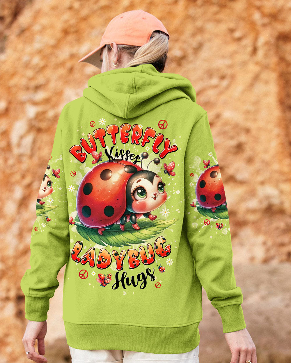 BUTTERFLY KISSES LADYBUG HUGS ALL OVER PRINT - TYPQ1906253