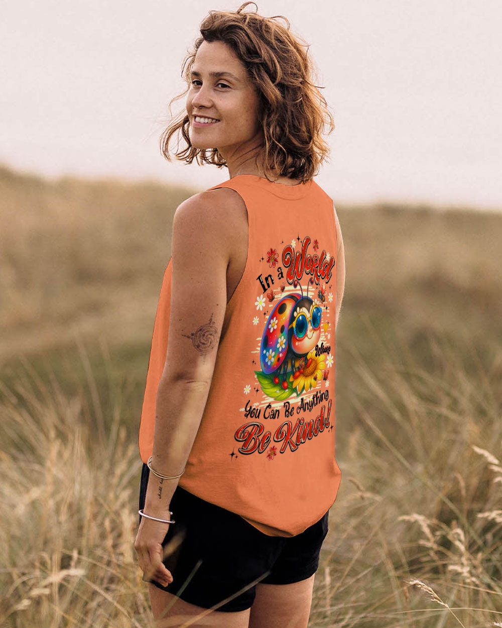 IN A WORLD YOU CAN BE ANYTHING BE KIND LADYBUG ALL OVER PRINT - TYPQ1906254