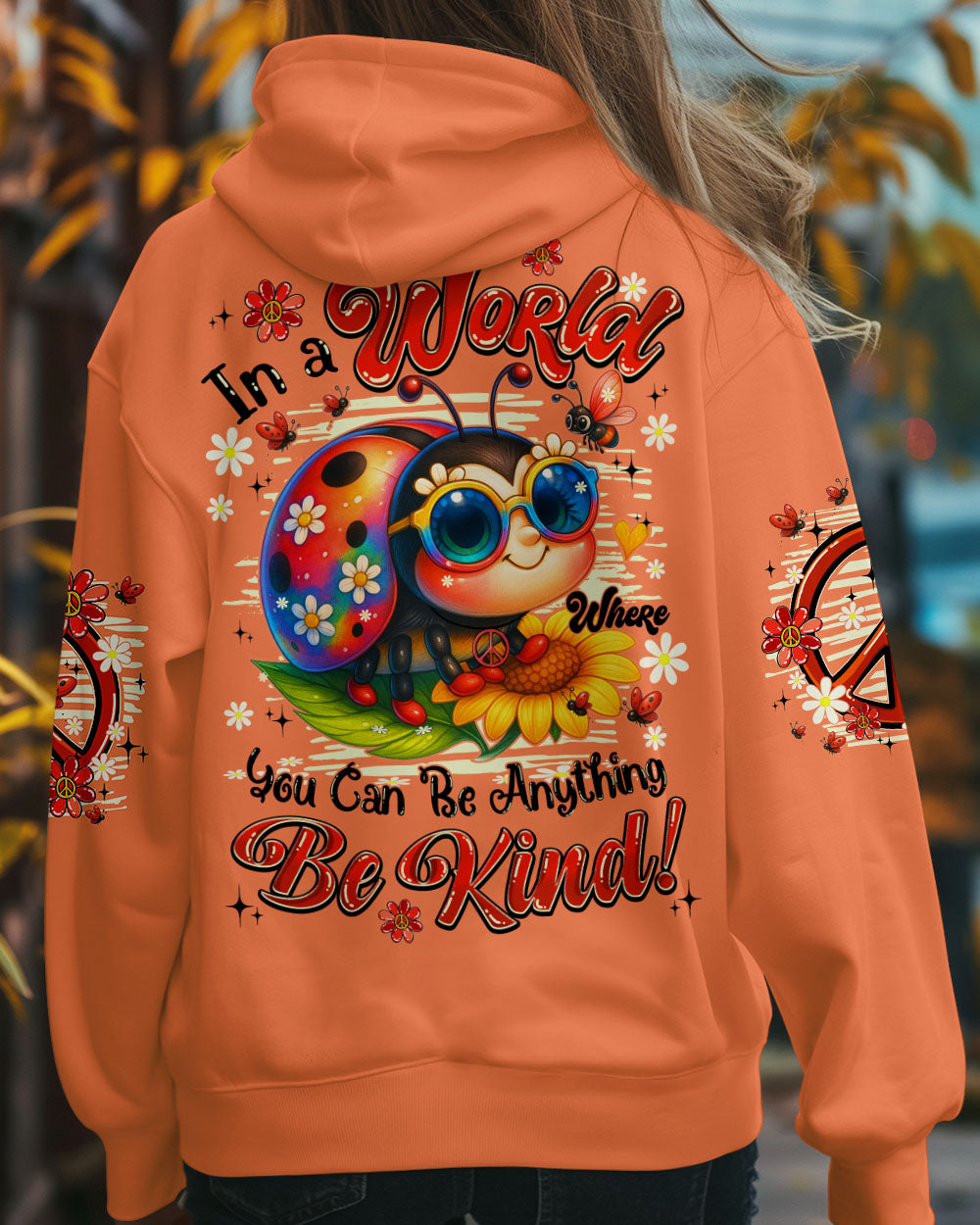 IN A WORLD YOU CAN BE ANYTHING BE KIND LADYBUG ALL OVER PRINT - TYPQ1906254