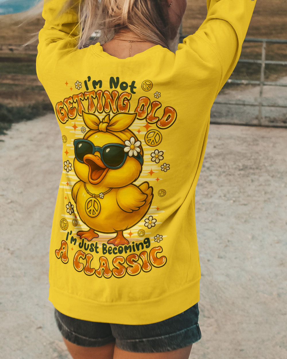 I'M NOT GETTING OLD DUCK ALL OVER PRINT - TYPQ2009251