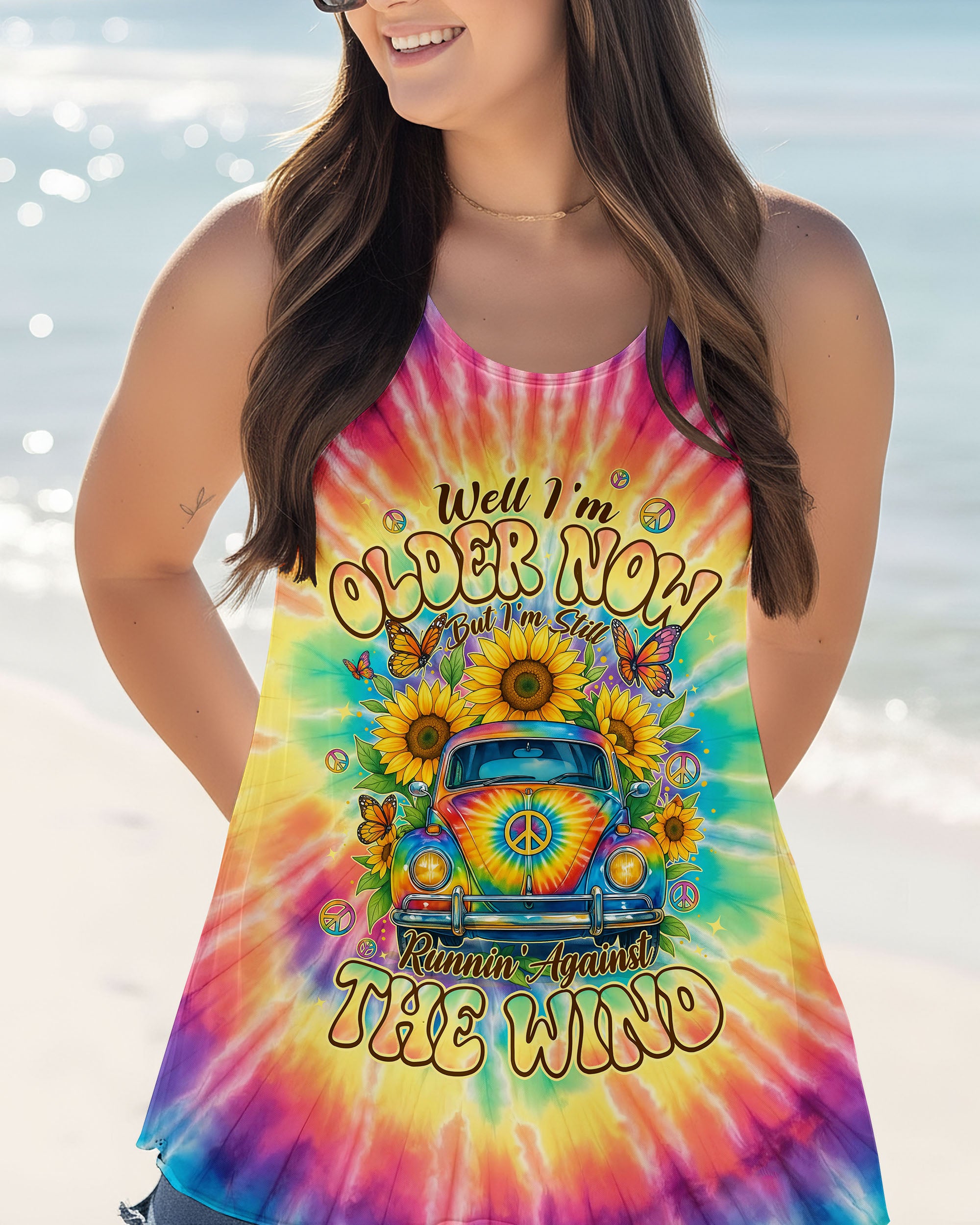 RUNNING AGAINST THE WIND CAR TIE DYE ALL OVER PRINT - TYPQ2111251