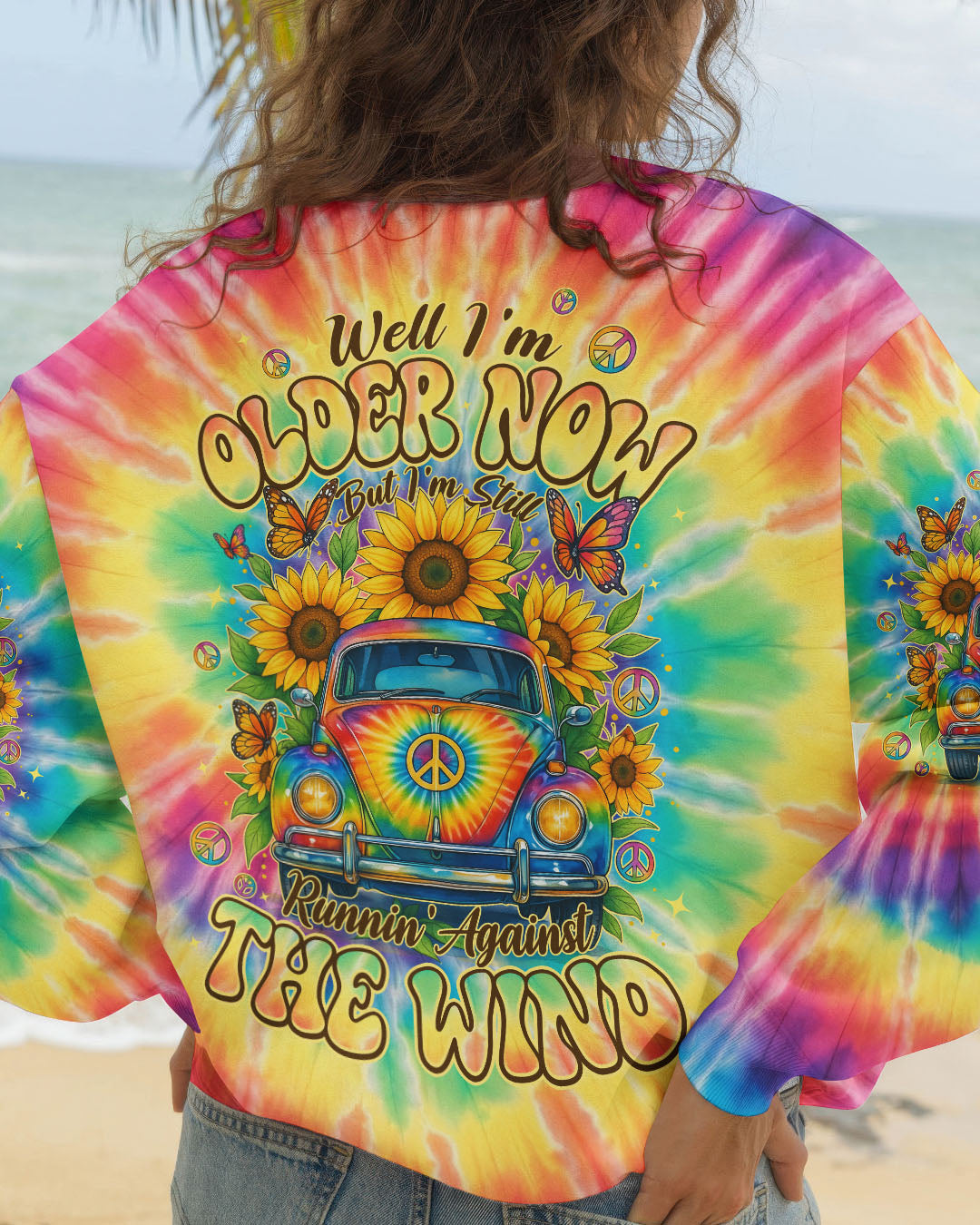 RUNNING AGAINST THE WIND CAR TIE DYE ALL OVER PRINT - TYPQ2111251