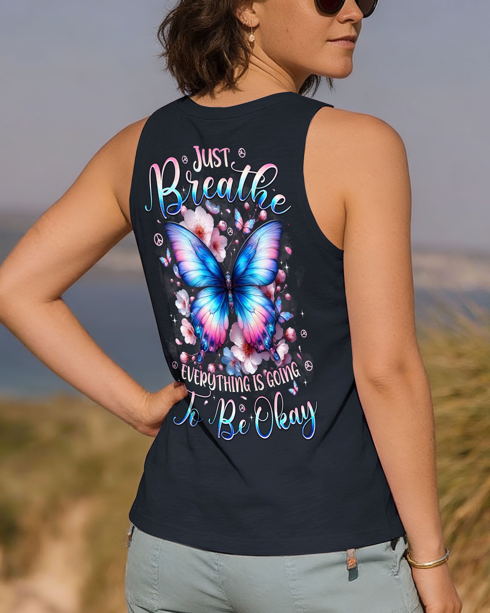 JUST BREATHE BUTTERFLY ALL OVER PRINT - TYPQ2201262