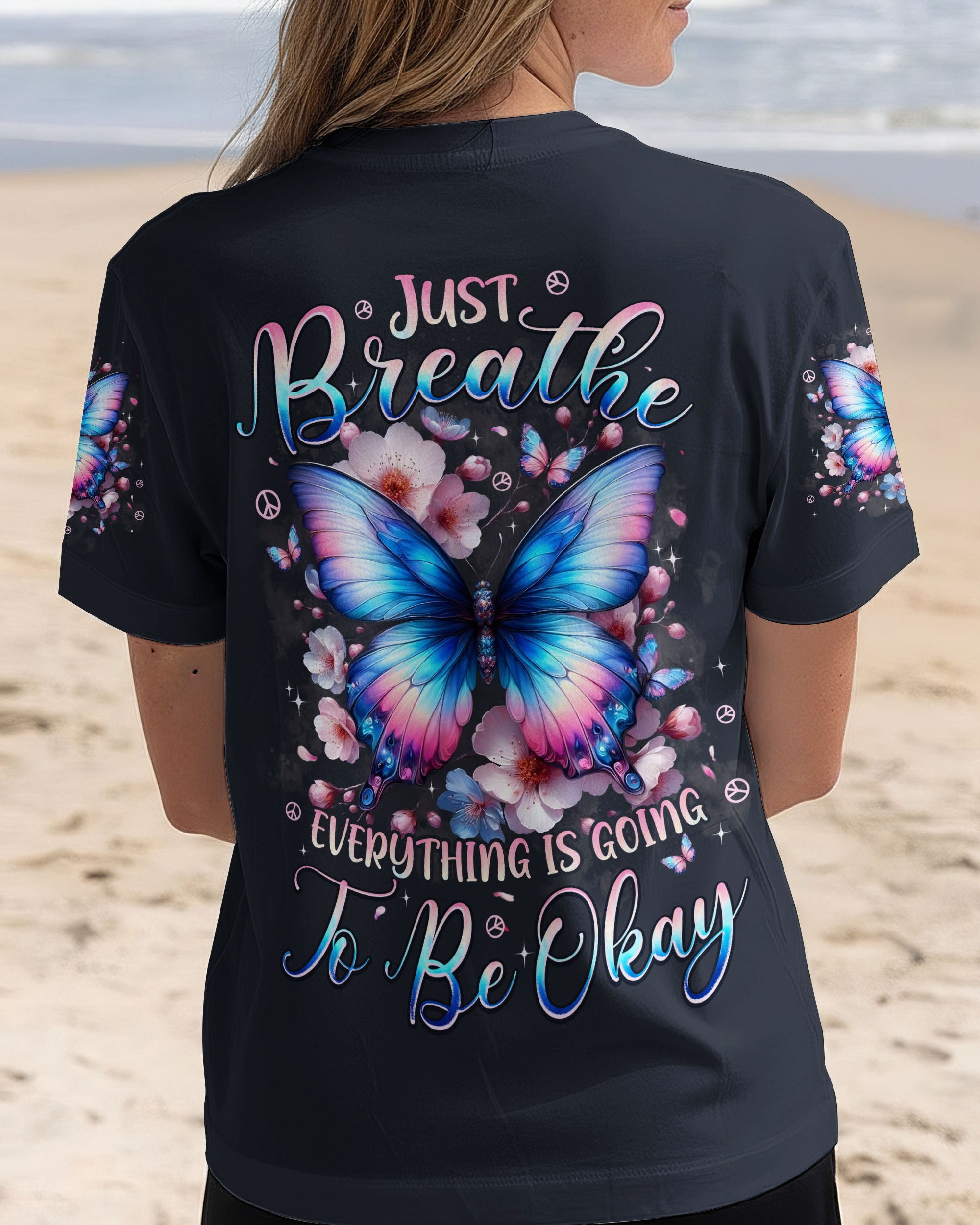 JUST BREATHE BUTTERFLY ALL OVER PRINT - TYPQ2201262