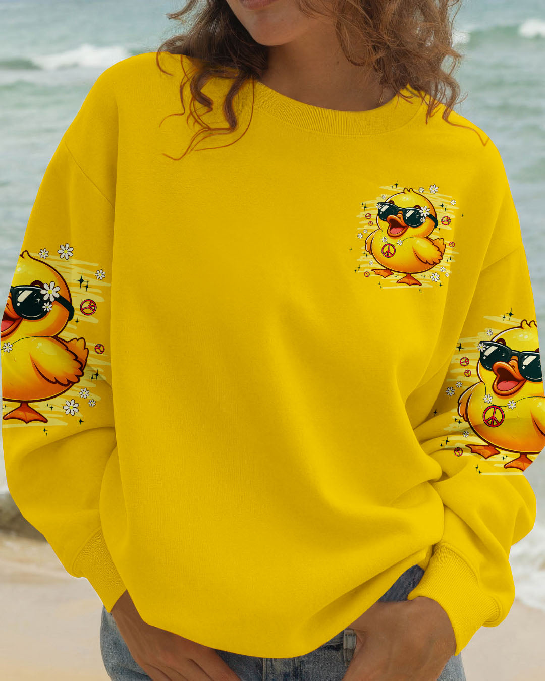 I'M NOT SHORT DUCK HIPPIE ALL OVER PRINT - TYPQ2307253