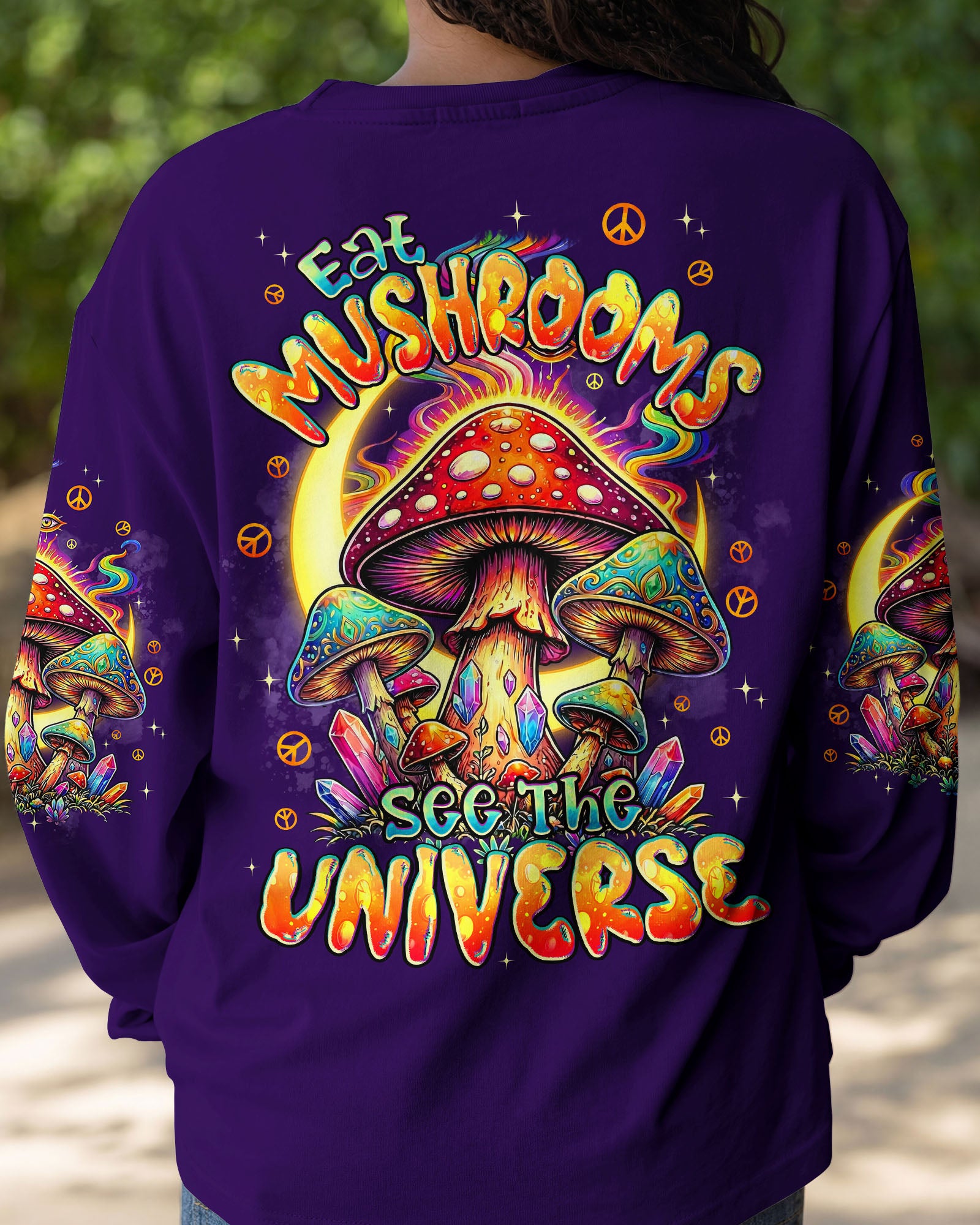 EAT MUSHROOMS SEE THE UNIVERSE ALL OVER PRINT - TYPQ2402261
