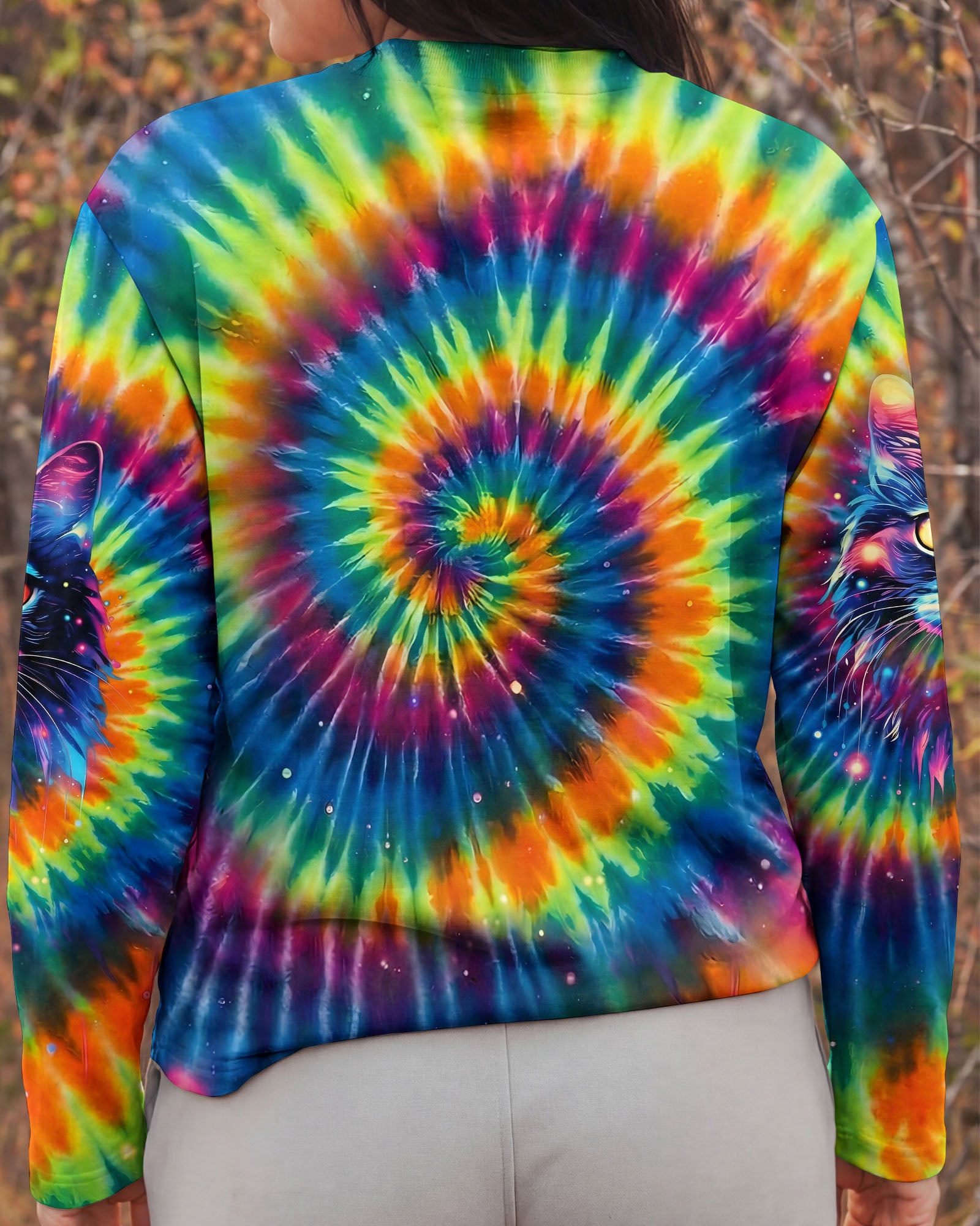 COLORFUL CAT ALL OVER PRINT - TYPQ2402262