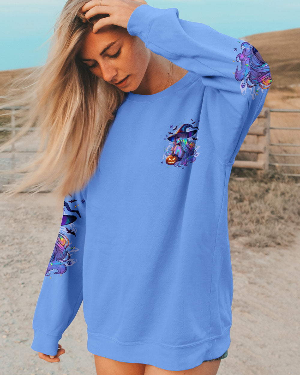 SPIRIT OF A WITCH HIPPIE HALLOWEEN ALL OVER PRINT - TYPQ2407253