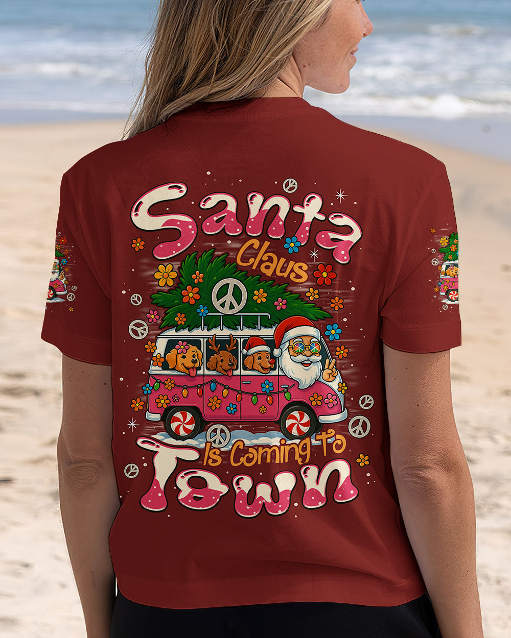 SANTA CLAUS IS COMING CHRISTMAS ALL OVER PRINT - TYPQ2410252
