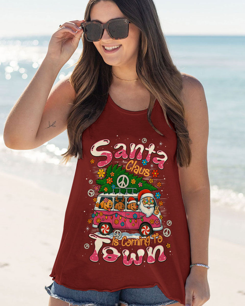SANTA CLAUS IS COMING CHRISTMAS ALL OVER PRINT - TYPQ2410252