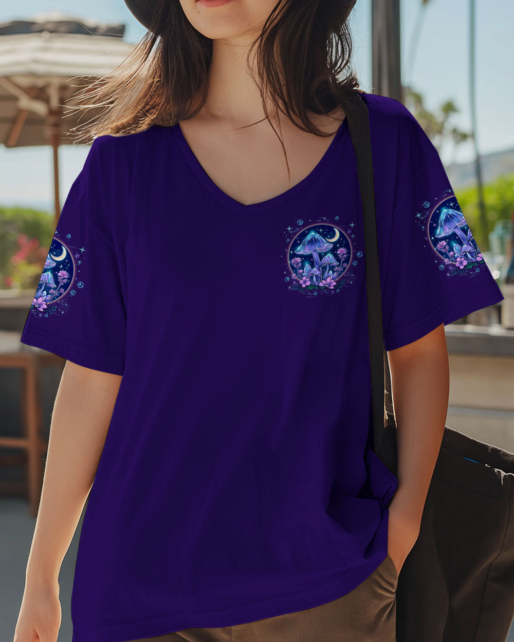 YOU ARE WHAT YOU MANIFEST MUSHROOM ALL OVER PRINT - TYPQ2508251