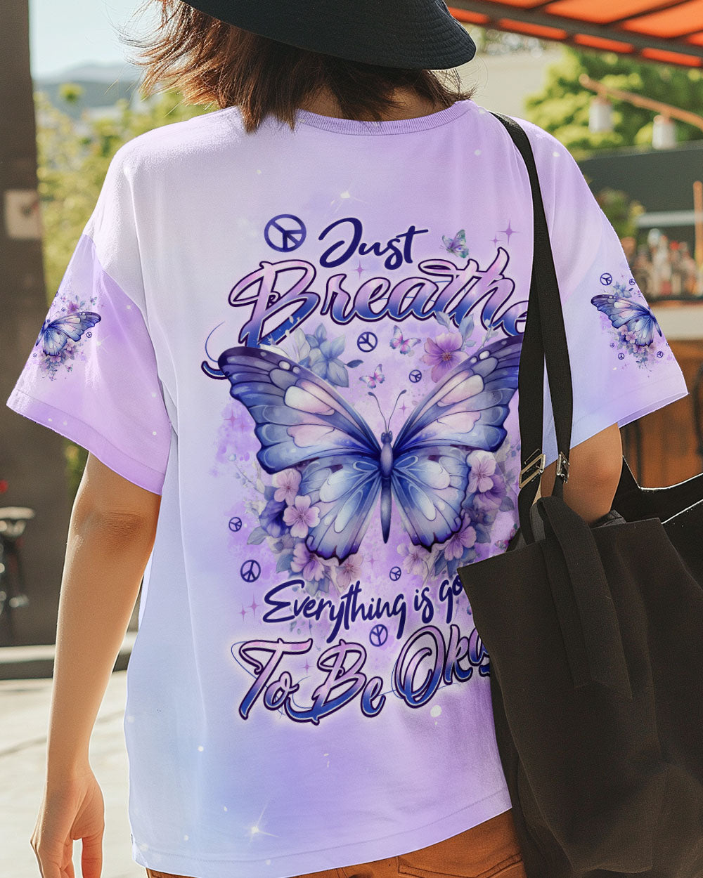 JUST BREATHE BUTTERFLY ALL OVER PRINT - TYPQ2609253