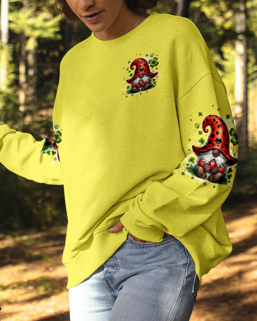 IN A WORLD WHERE YOU CAN BE ANYTHING BE KIND GNOME LADYBUG ALL OVER PRINT - TYPQ2706253