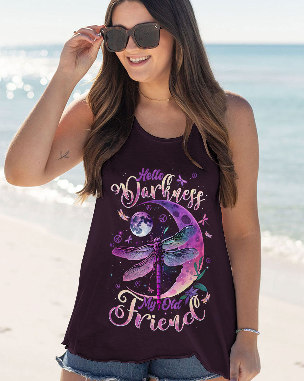 HELLO DARKNESS MY OLD FRIEND DRAGONFLY ALL OVER PRINT - TYPQ2709252