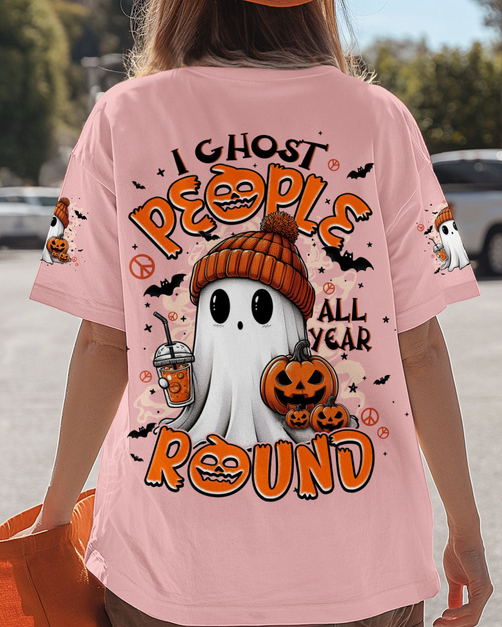 I GHOST PEOPLE ALL YEAR ROUND BOO HALLOWEEN ALL OVER PRINT - TYPQ2907251