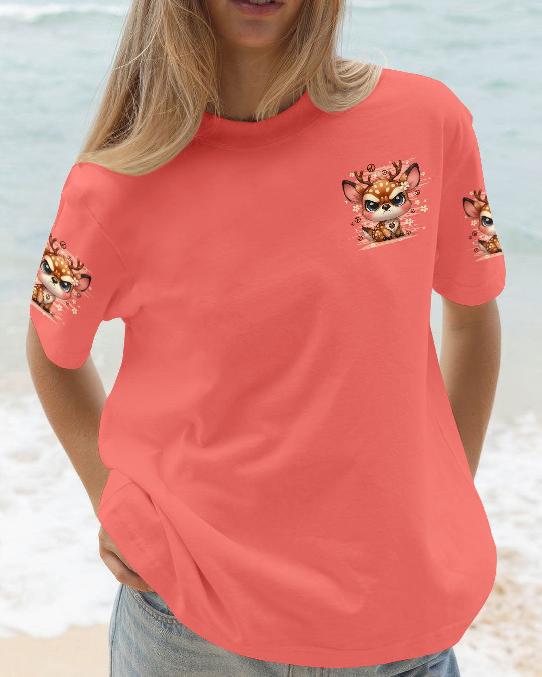 SORRY I'M CRANKY DEER ALL OVER PRINT - TYPQ3009251