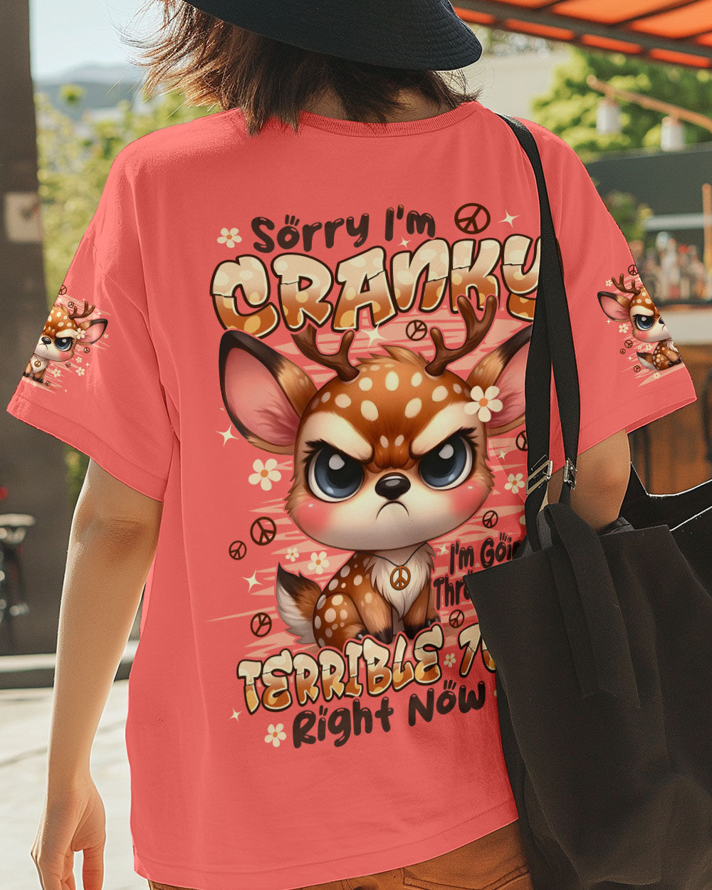 SORRY I'M CRANKY DEER ALL OVER PRINT - TYPQ3009251