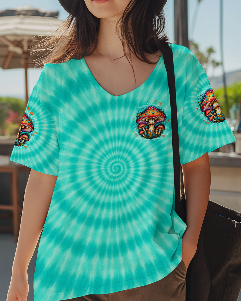 EAT MUSHROOMS SEE THE UNIVERSE TIE DYE ALL OVER PRINT - TYPQ3010251