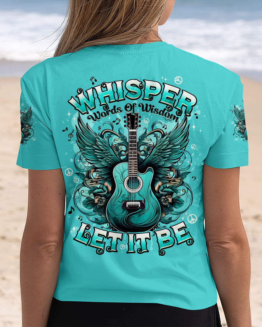 WHISPER WORDS OF WISDOM LET IT BE GUITAR ALL OVER PRINT - TYPQ3107252