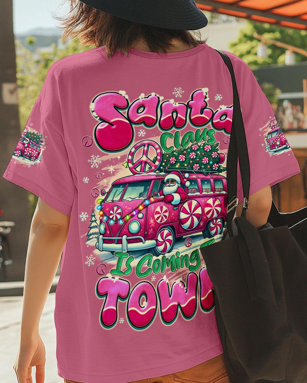 SANTA CLAUS IS COMING CHRISTMAS ALL OVER PRINT - TYQY0110253