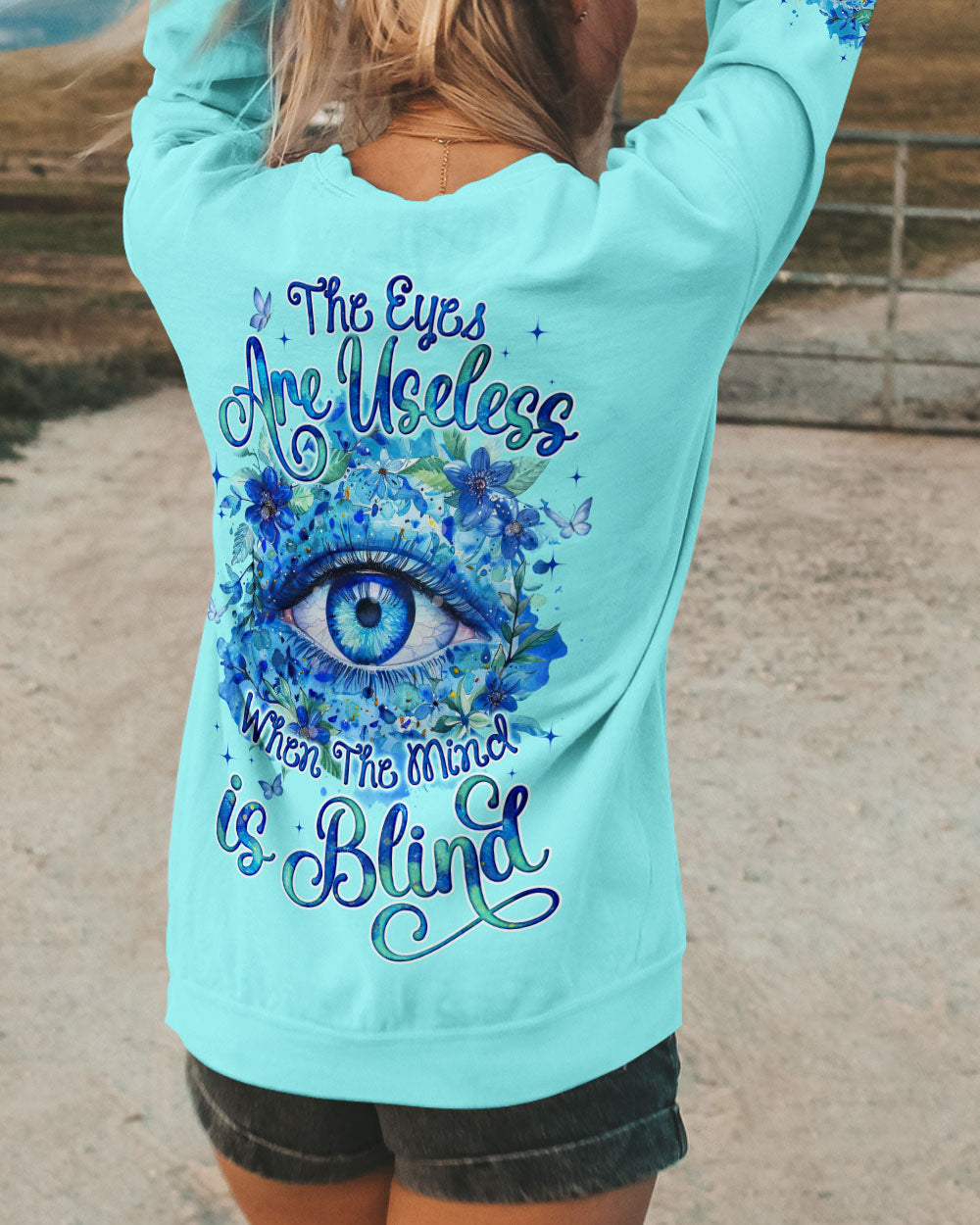 THE EYES ARE USELESS WHEN THE MIND IS BLIND ALL OVER PRINT - TYQY0206252