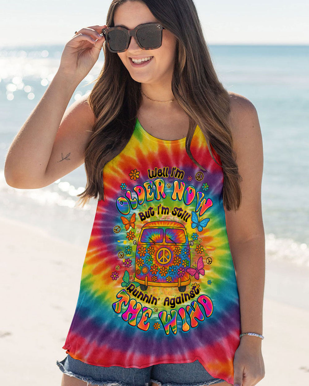 RUNNING AGAINST THE WIND TIE DYE ALL OVER PRINT - TYQY0304253