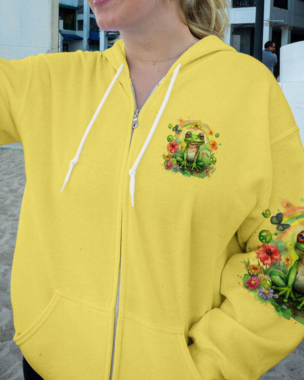 EVERYTHING TURN OUT OKAY FROG ALL OVER PRINT - TYQY0403245