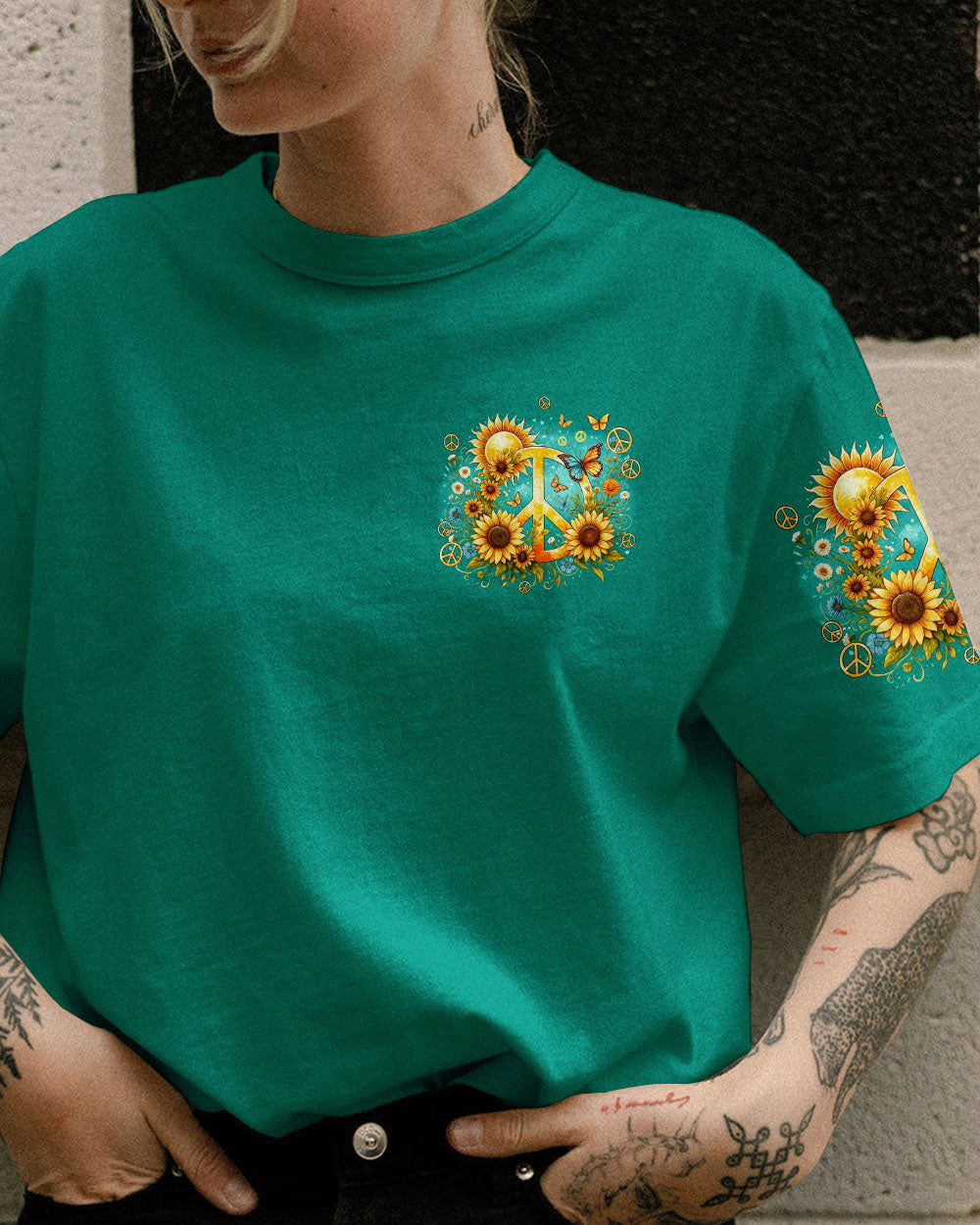INNER PEACE BEGINS THE MOMENT ALL OVER PRINT - TYQY0606242