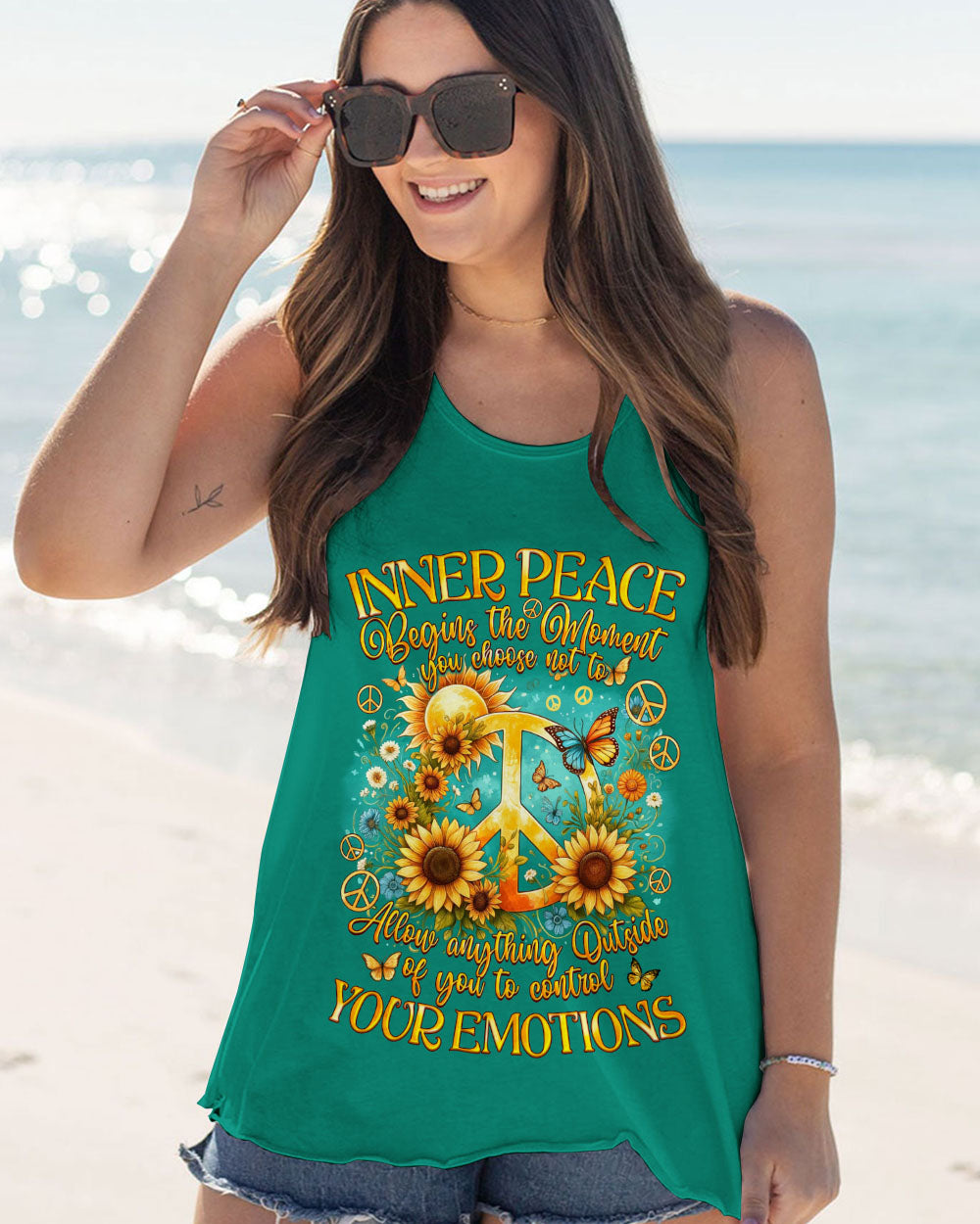 INNER PEACE BEGINS THE MOMENT ALL OVER PRINT - TYQY0606242