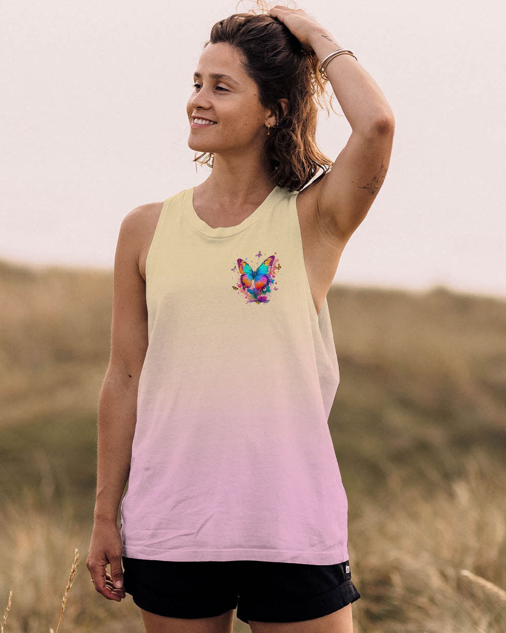 WHISPER WORDS OF WISDOM LET IT BE BUTTERFLY ALL OVER PRINT - TYQY0611242