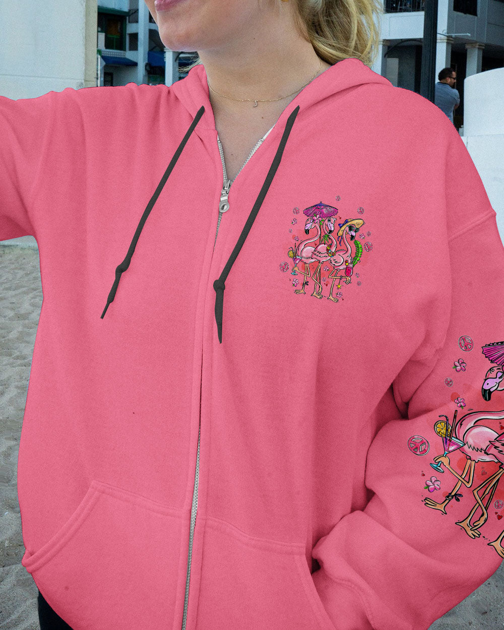 PRETTY IN PINK FLAMINGOS ALL OVER PRINT - TYQY0807244